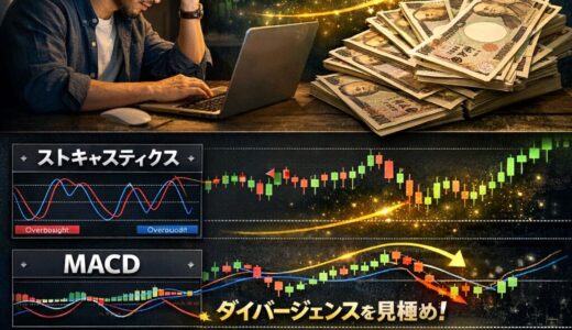 【FXで5年間負け続けた私が黒字化】MACDとストキャスで月100万→3300万円にした具体手法